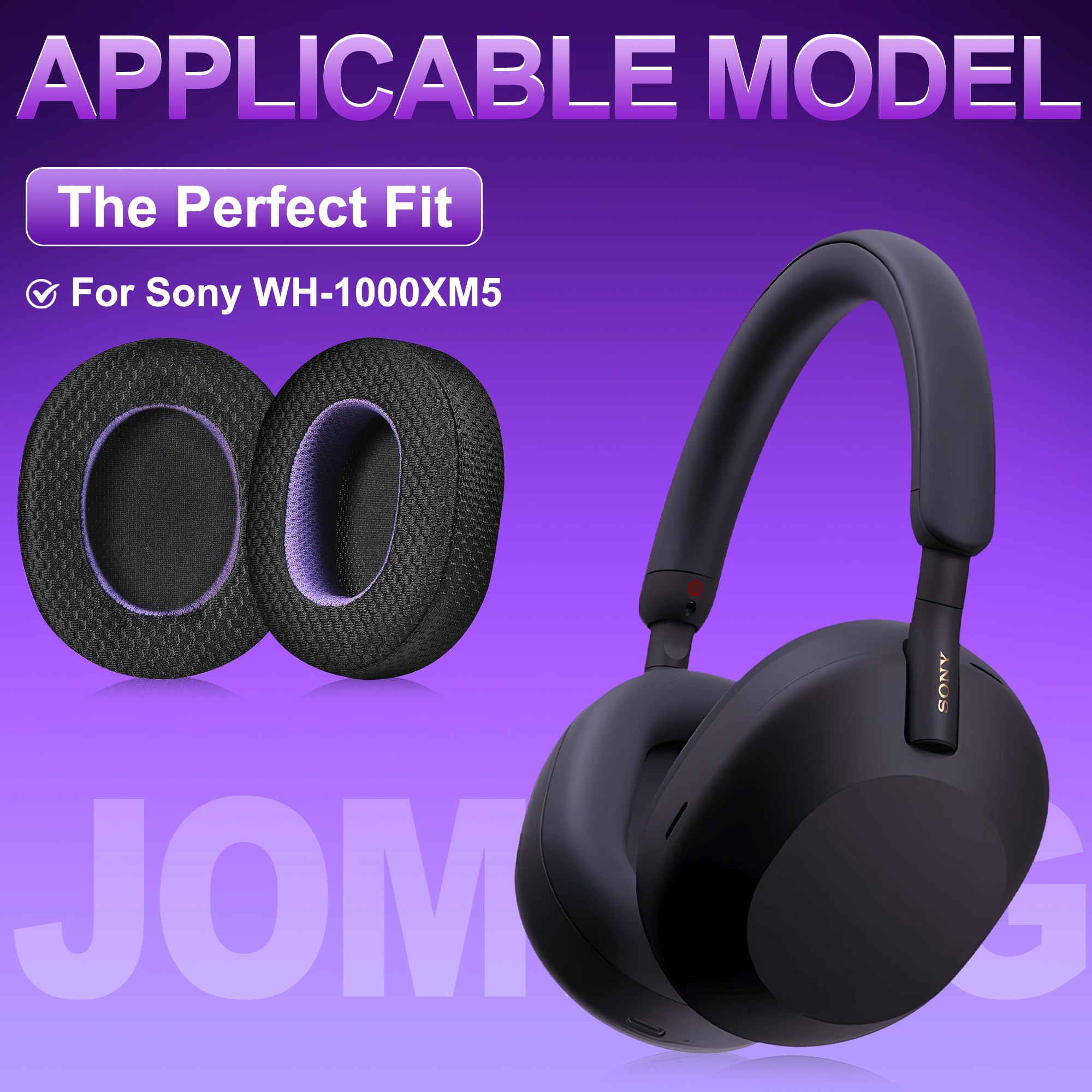 Amazon.co.jp: Jomwag 通気性メッシュ交換用イヤーパッド Sony WH